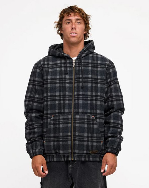 Immortal Zip Up Jacket - Washed Black