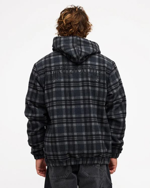 Immortal Zip Up Jacket - Washed Black