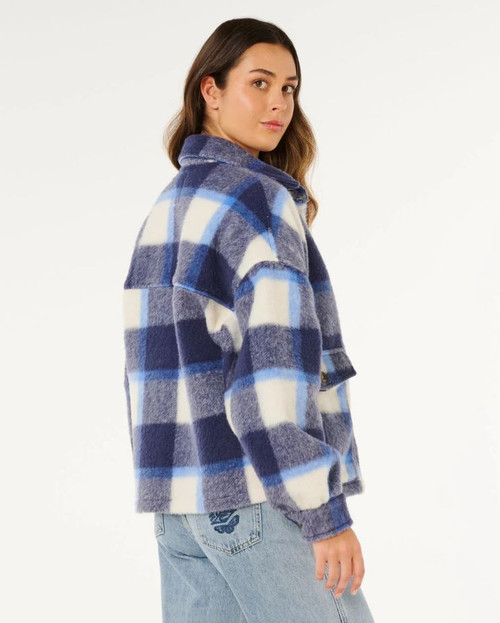 Cala Nights Check Jacket - Blue