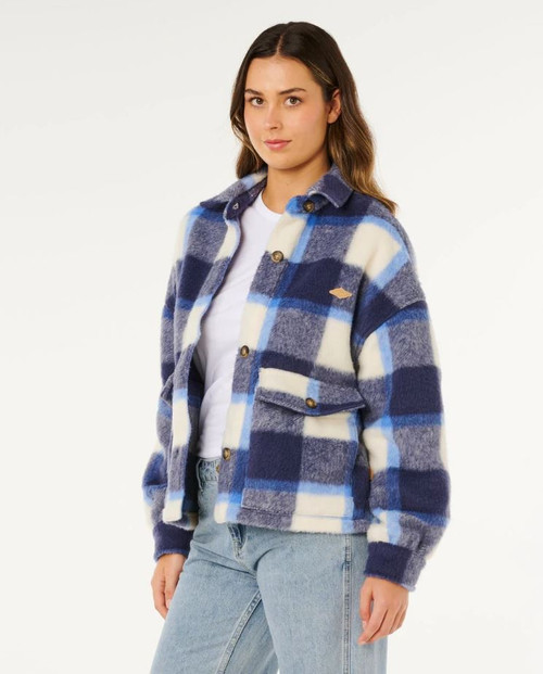 Cala Nights Check Jacket - Blue