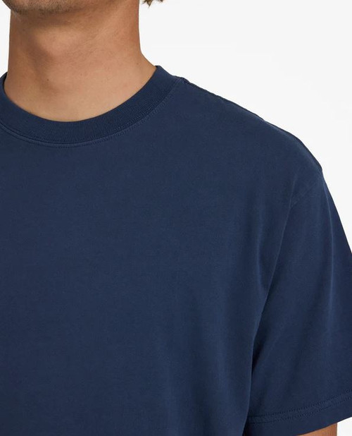 Premium Wave Wash T-Shirt - Dusty Navy