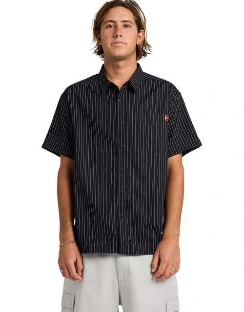 Altered Short Sleeve Shirt Black