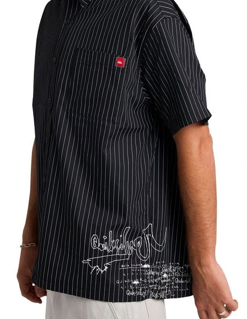 Altered Short Sleeve Shirt Black