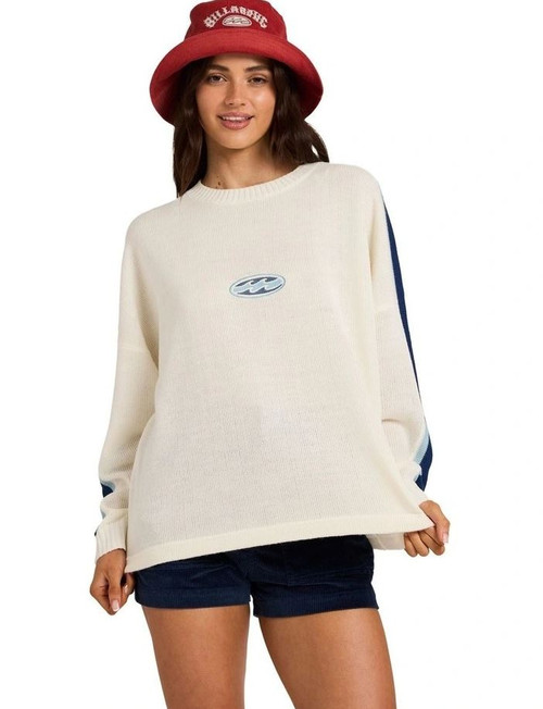 Living 73 Crew Neck Jumper - Salt Crystal