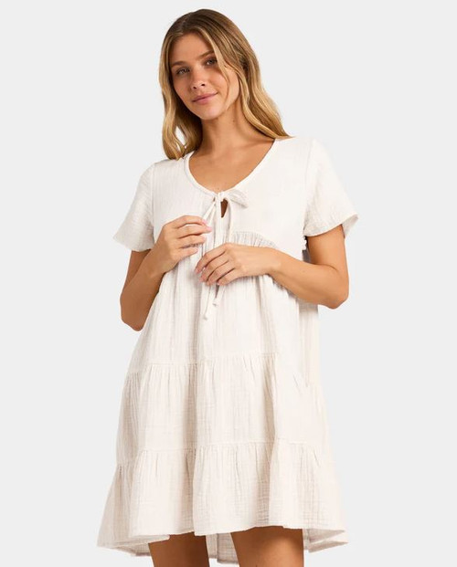 Sutton Mini Dress - Salt Crystal
