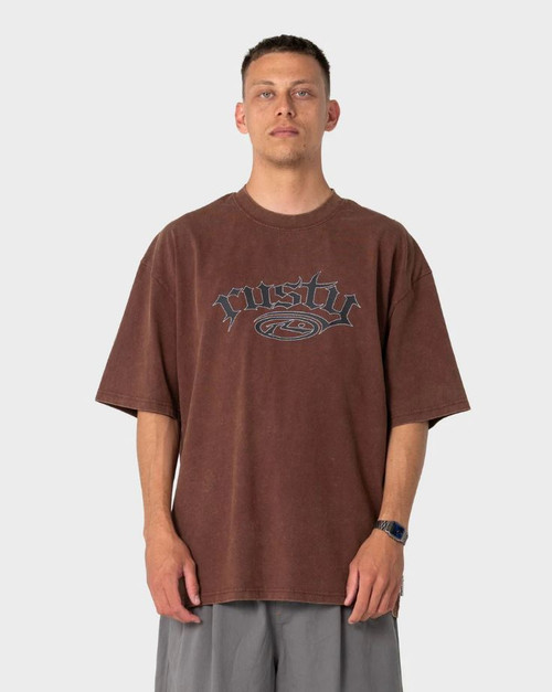 Smacko Graphic Oversized Tee - Pinecone