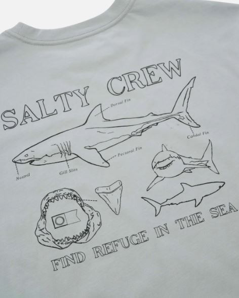 Great White Classic SS Tee - Quarry