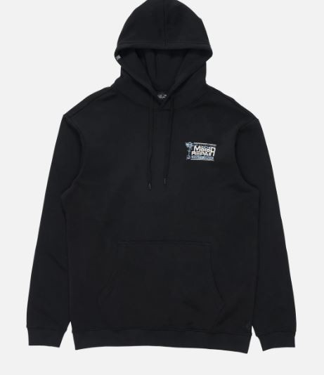 Motor Repair Midweight Fleece Hood - Black