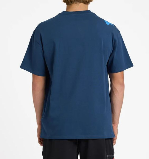 Yg Scrawled Oversized T-Shirt - Dark Denim