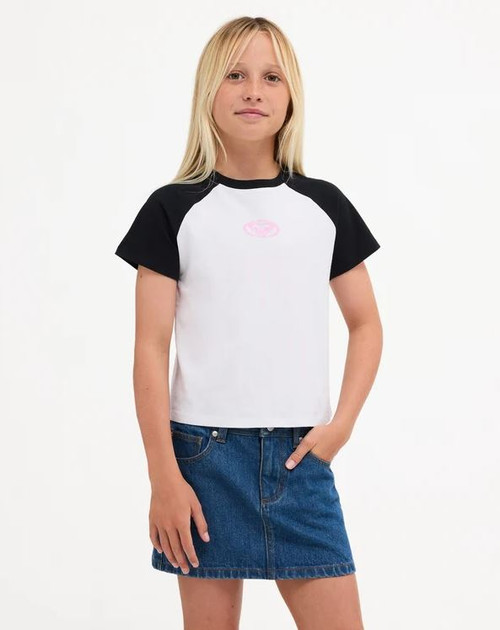 Girls Backslider Mini Denim Skirt - Blue