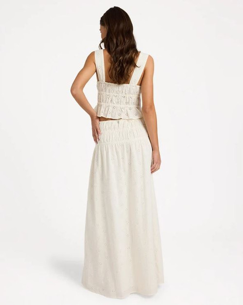 Lucky One Maxi Skirt - Coconut