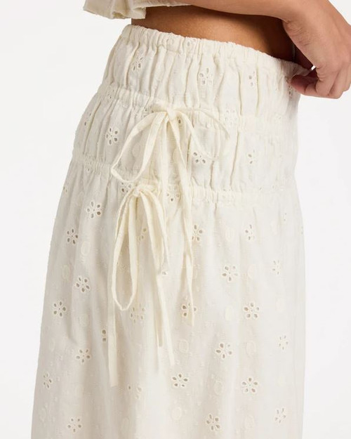 Lucky One Maxi Skirt - Coconut