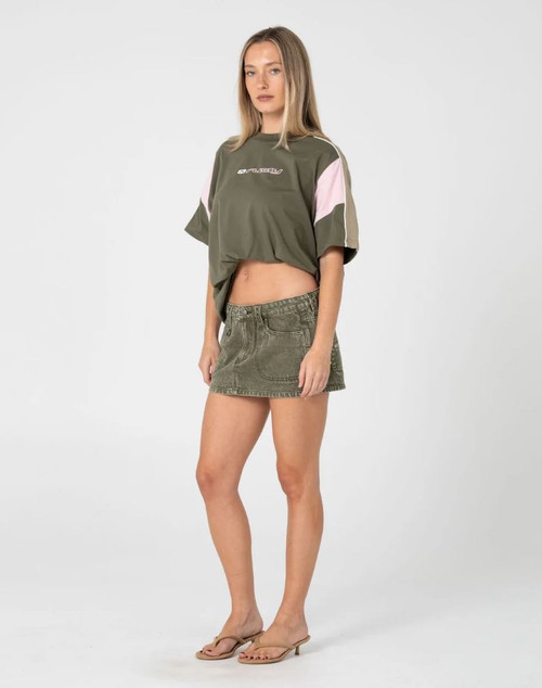 New Break 220 Oversized Tee - Savanna