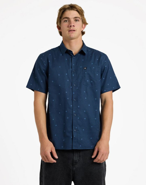 Apero Classic Short Sleeve Shirt - Dark Denim