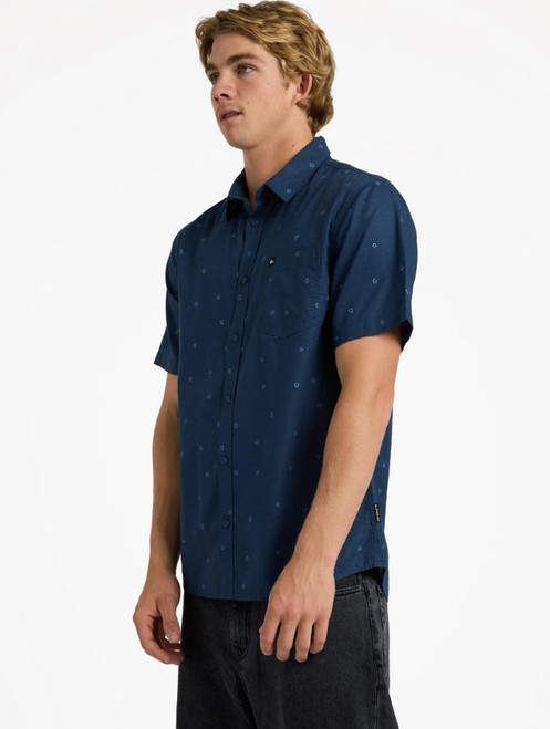 Apero Classic Short Sleeve Shirt - Dark Denim