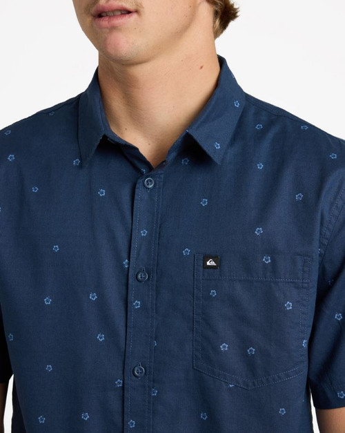 Apero Classic Short Sleeve Shirt - Dark Denim