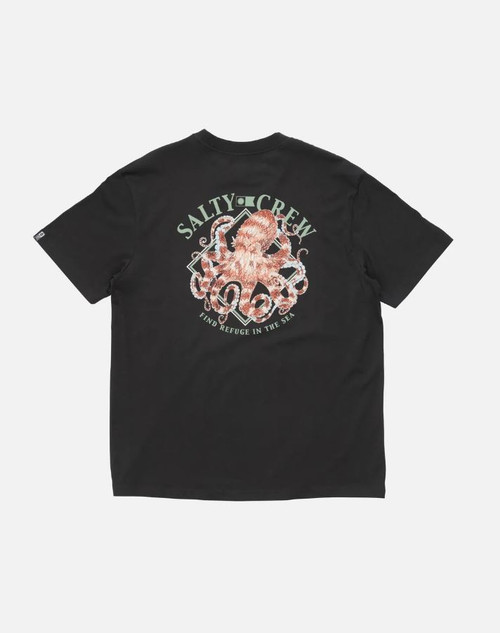 Octopod Tee - Washed Black