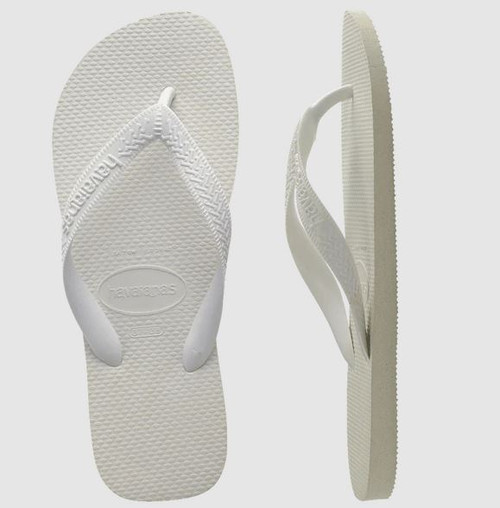 Top Thongs - White