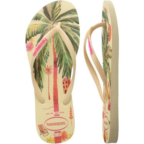 Slim Summer Bliss Thongs - Buttercream