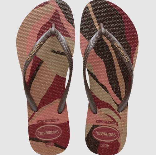 Slim Palette Glow Flip Flops - Amaranth