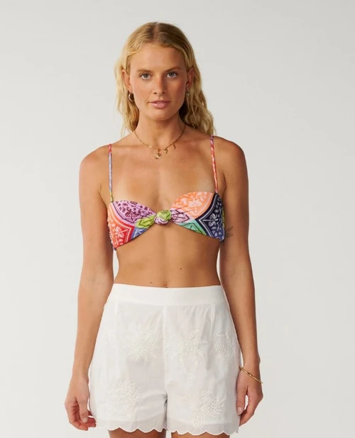 Bossa Nova Embroidered Shorts - Bone