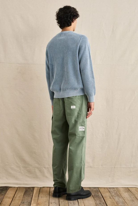 Polu Crew Knit - Washed Blue