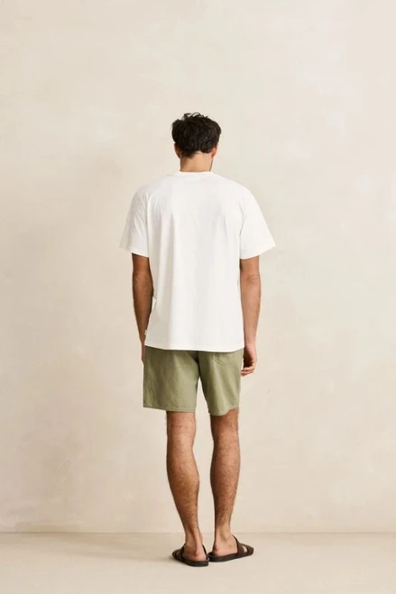 Classic Linen Jam Short- Olive