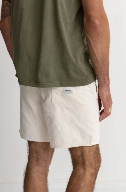 Classic Cord Jam Short - White
