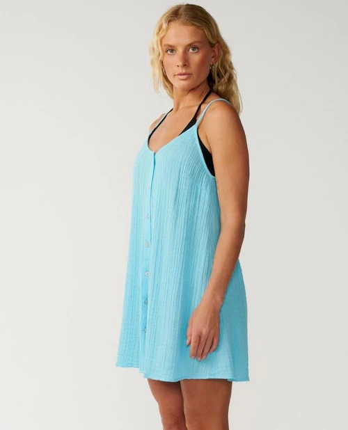 Premium Surf Cover Up - Sky Blue