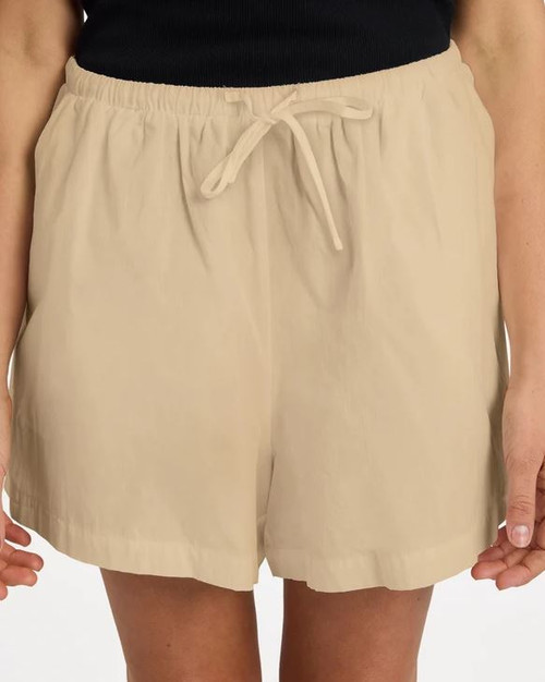 Lolani Linen Shorts - Pebble