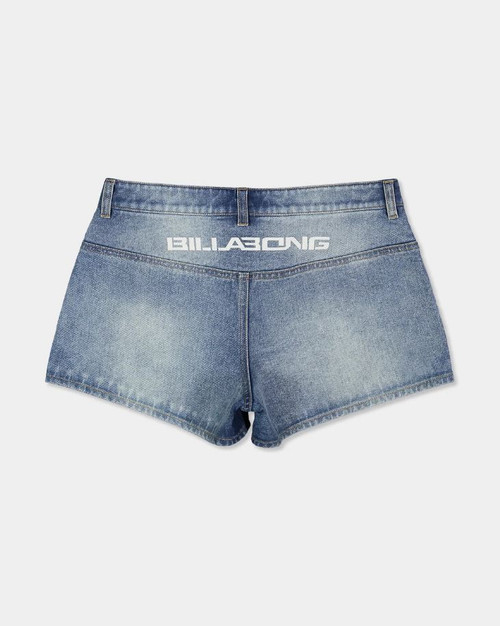 Dream On Denim Shorts - Ocean Wash