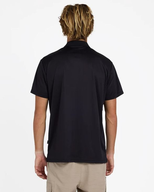 A/Div Short Sleeve Polo Shirt - Black