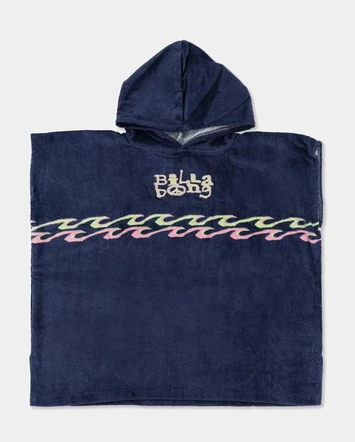 Groms Hooded Towel - Real Teal