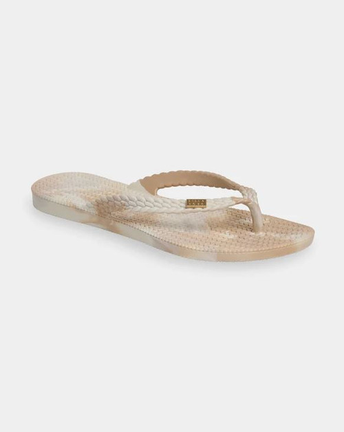 Summer Dazed Marble Thongs - Sand