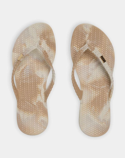 Summer Dazed Marble Thongs - Sand