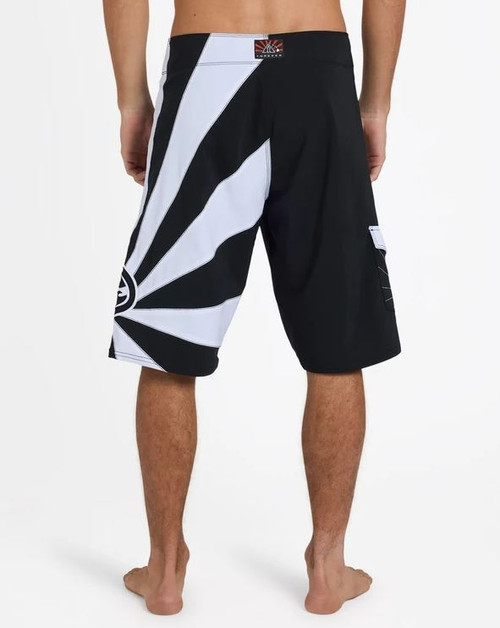 A.I. Rising Sun Pro 22" Boardshorts - Black/ White