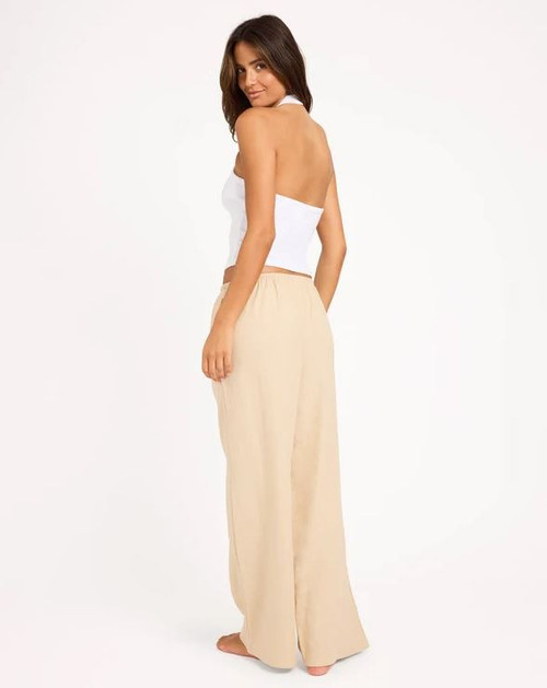 Lolani Linen Pants - Parchment