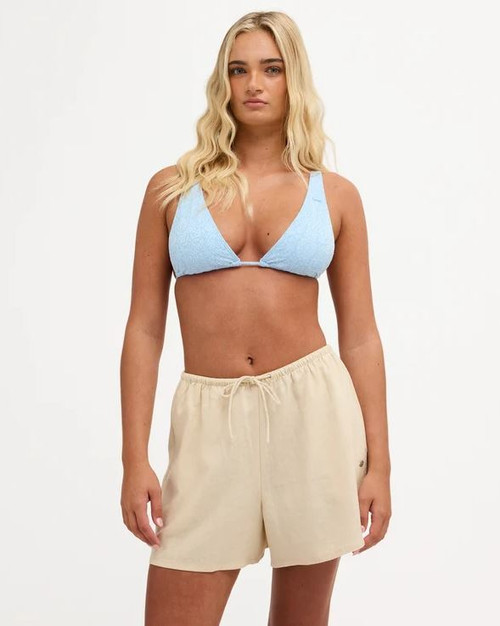 Lolani Elastic Waist Short - Parchment