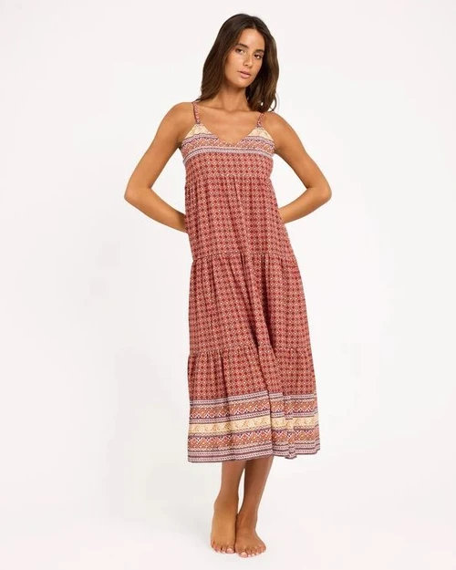 Aurora Maxi Dress - Dusty Orange