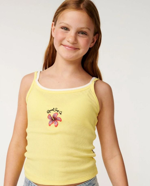 Island Time Tank - Yellow Sunshine