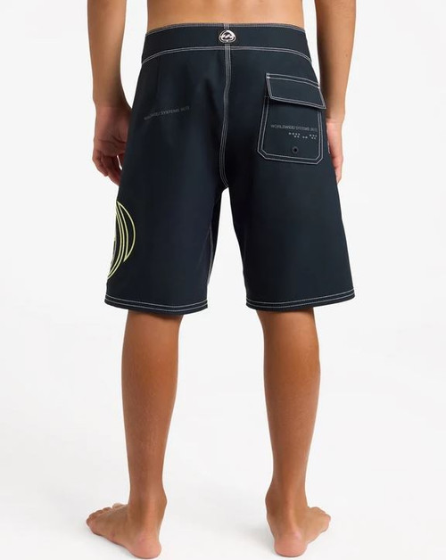 Spec 73 Pulse OG 17" Boardshorts - Off Black