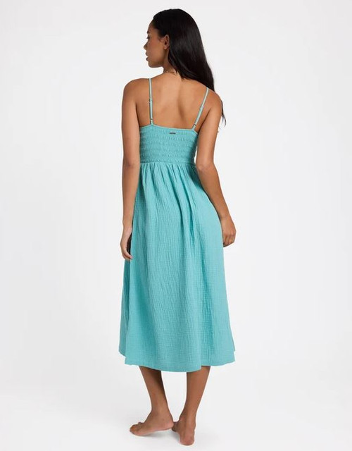 Such A Trip Midi Dress - Misty Blue