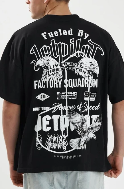 Plastered Tee - Black