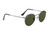 Round Metal - Matte Gunmetal/Gunmetal Green Classic G-15