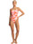 Womens Printed Beach Classics One-Piece Swimsuit - Pale Dogwood Lhibiscus