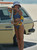 Womens Sun Click Bralette Bikini Top - Marlin