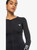 Womens New Essentials Long Sleeve Zip-Up Rash Vest - Anthracite