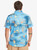 Mens Fade Out Short Sleeve Shirt - Azure Blue Fade Out