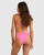 Sunrays V Bralette Bikini Top - Paris Pink