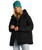 Venture On Puff Zip-Up Hooded Jacket - Black